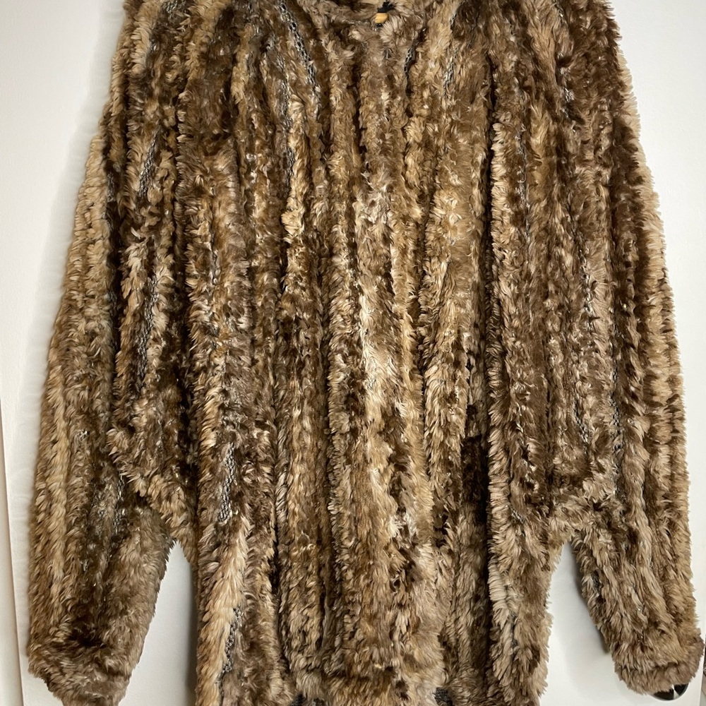 Paula Lishman Hand Knit Beaver Fur Coat